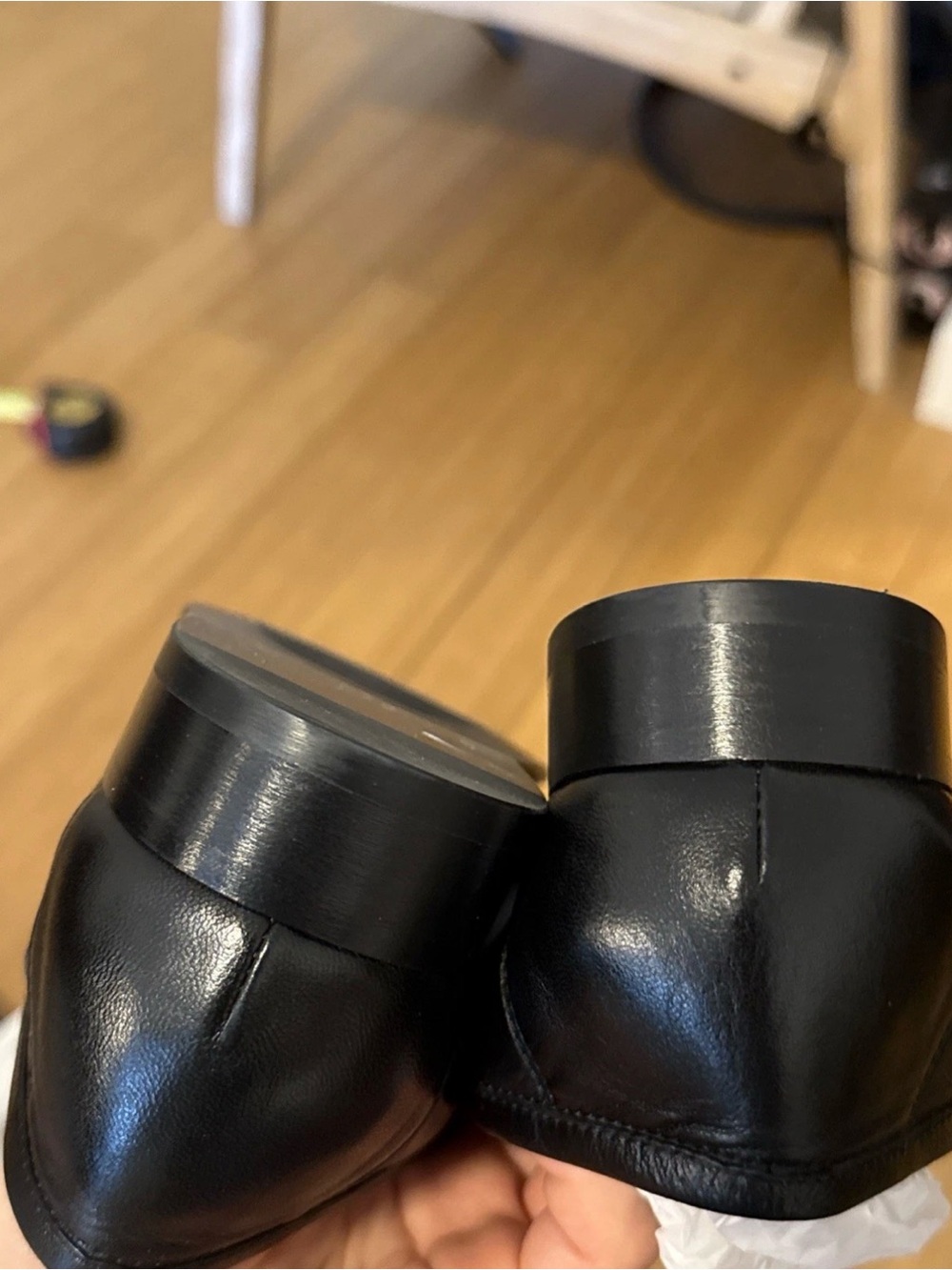 The row Black Leather Loafers 38 - Picture 3 of 5